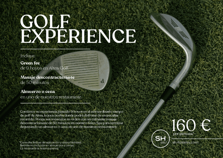 Golf Experience SH Villa Gadea Hotel Altea, Alicante Golf Experience SH Villa Gadea Hotel Altea, Alicante